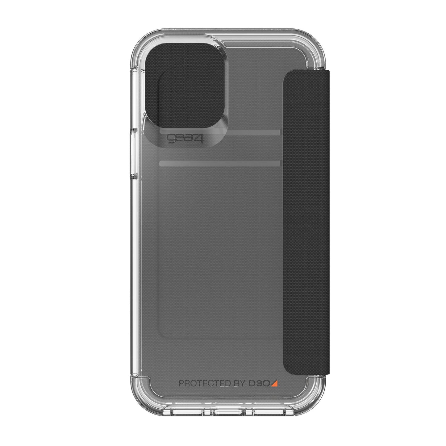 iPhone 12/12 Pro Gear4 D3O Clear Wembley Flip Case