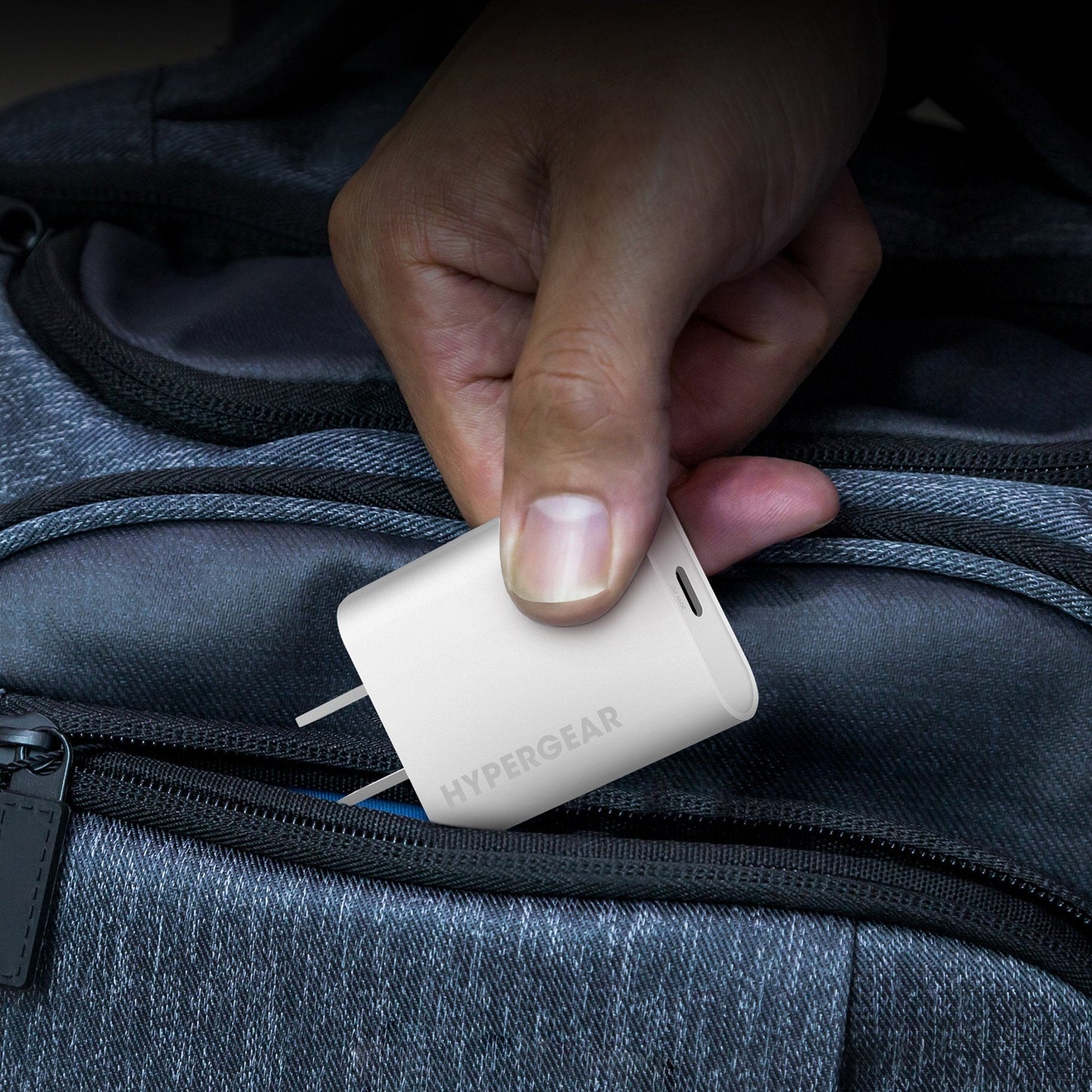 Hypergear 20W White USB-C PD Wall Charger Hub