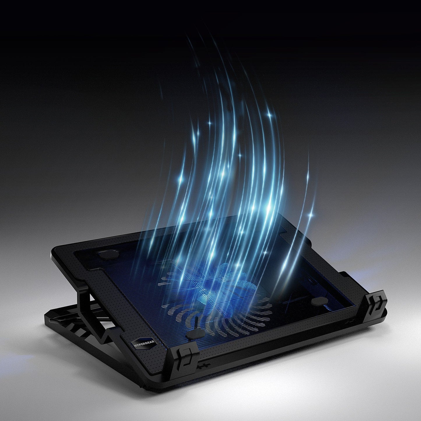 HyperGear UpRite Air Portable Laptop Cooling Stand - Black