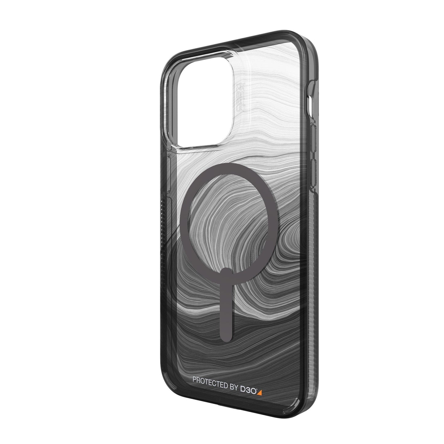 iPhone 14 Pro Max Gear4 D3O Milan Snap Case - Black Swirl
