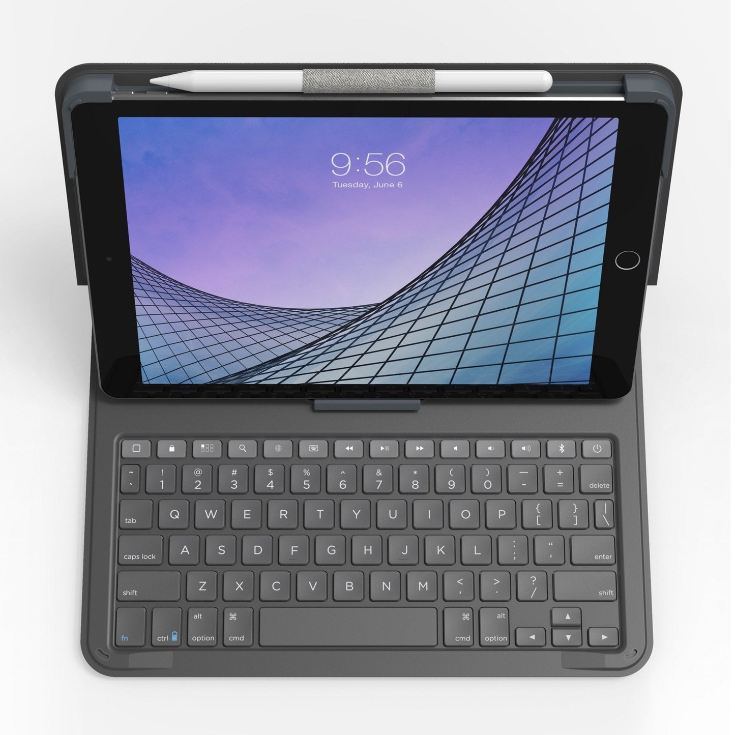 iPad A16/iPad 10th Gen ZAGG Messenger Folio2 Case - Charcoal