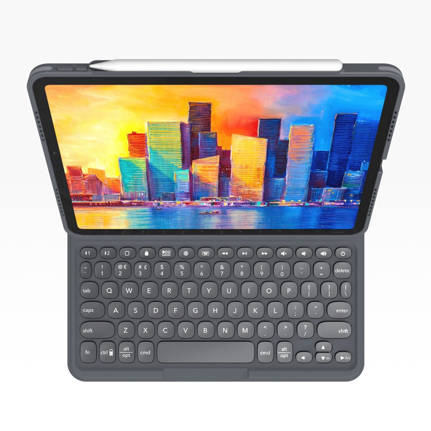 iPad A16/iPad 10th Gen ZAGG Pro Keys Keyboard - Charcoal