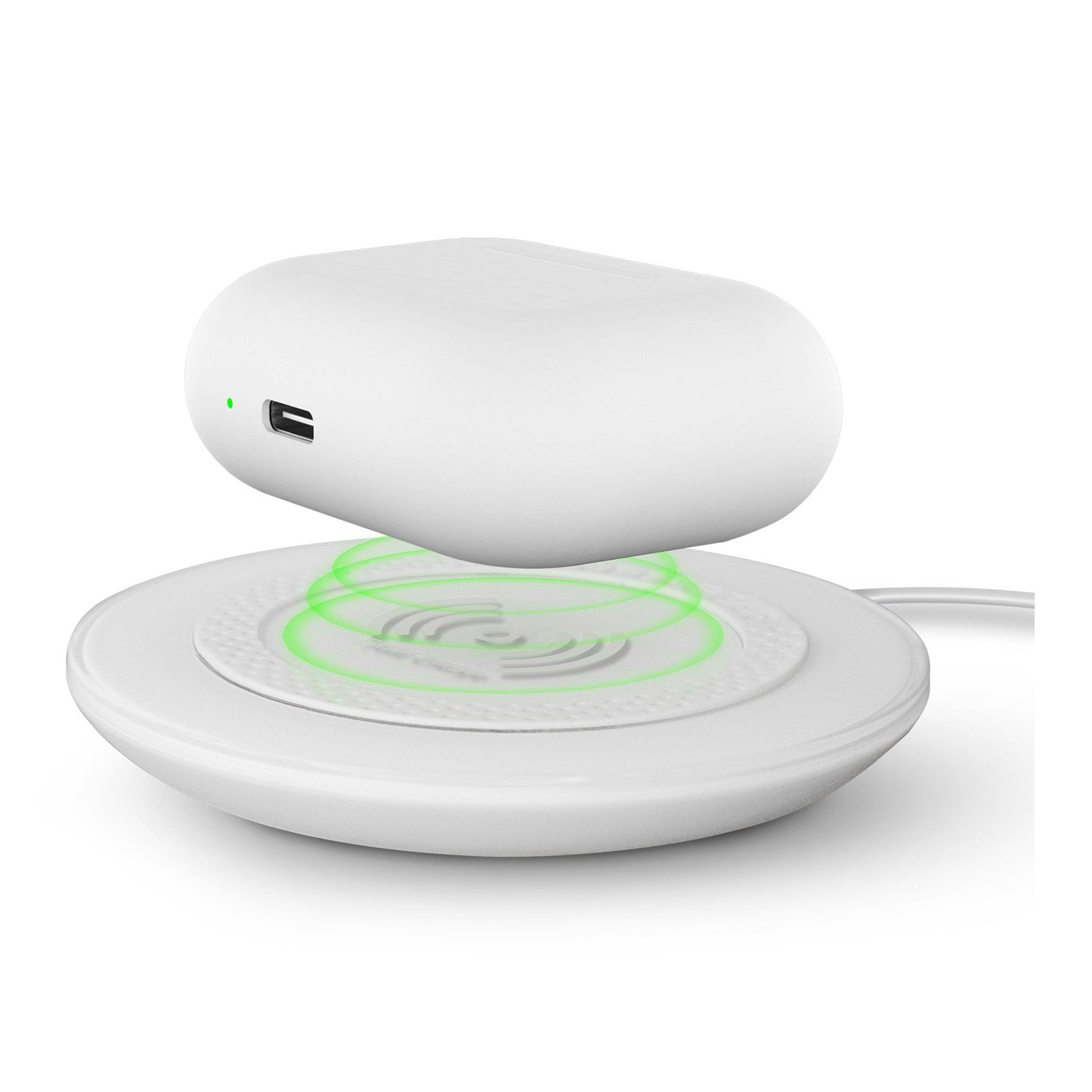 HyperGear 15W White ChargePad Pro Wireless Fast Charger w/ USB-C Adapter
