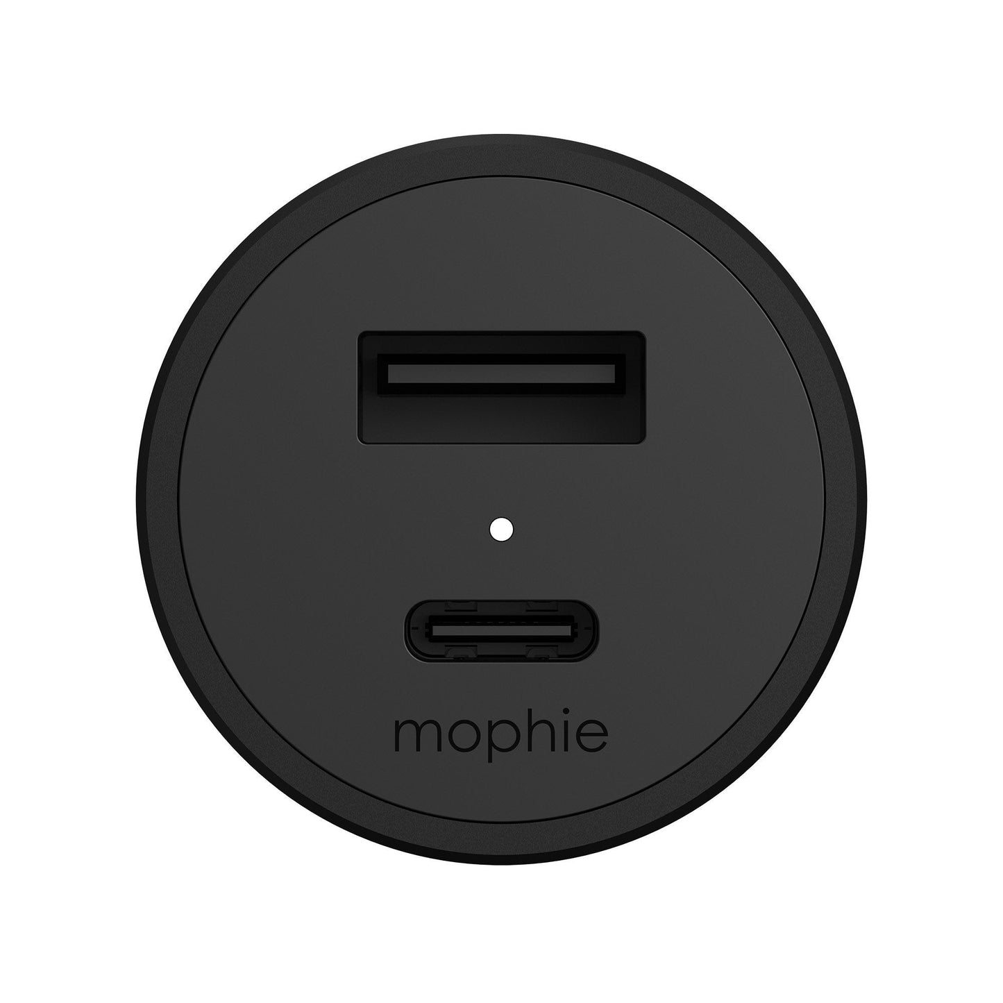 Mophie 42W Dual USB-A + USB-C Car Charger - Black