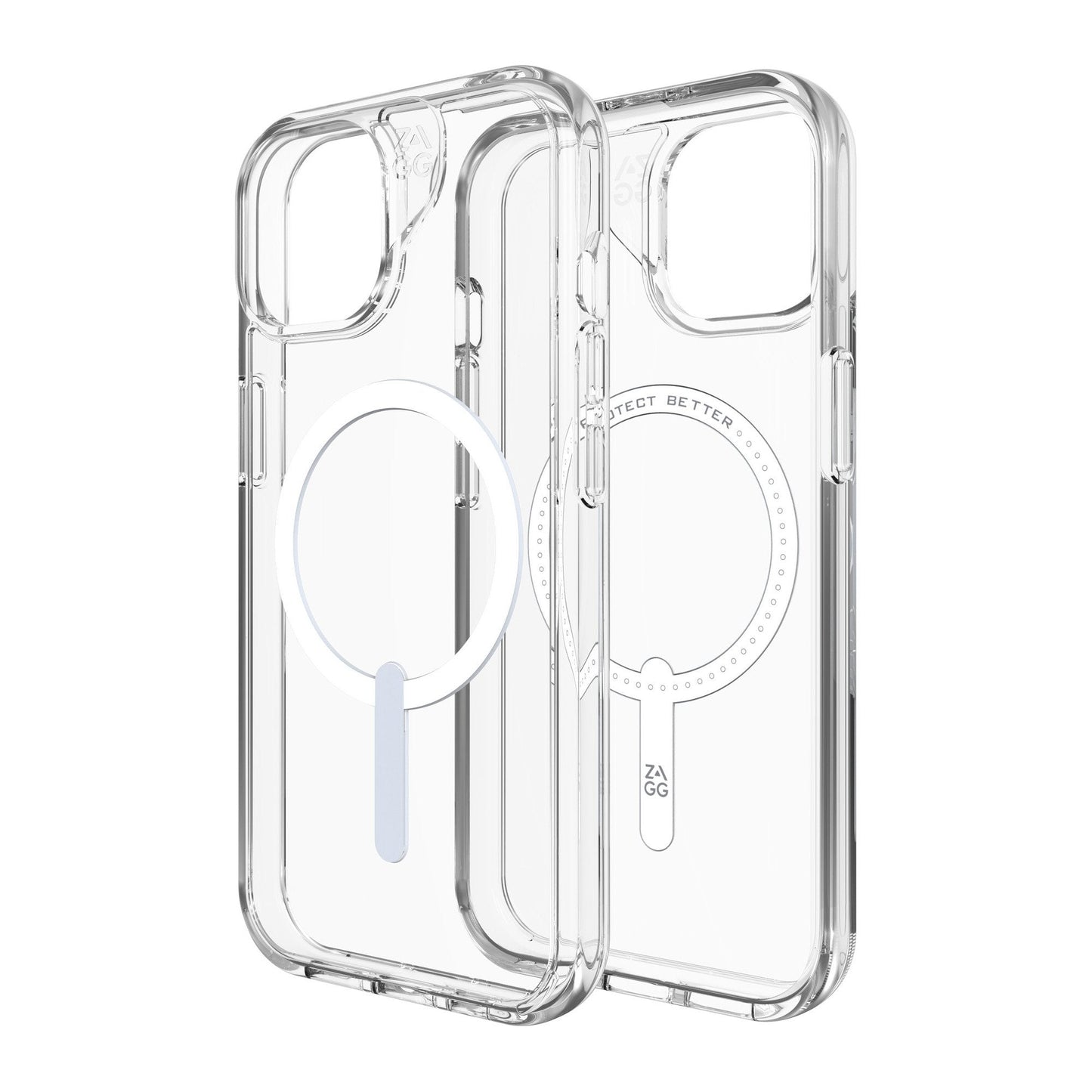iPhone 15/14/13 ZAGG/GEAR4 Graphene Crystal Palace Snap Case - Clear