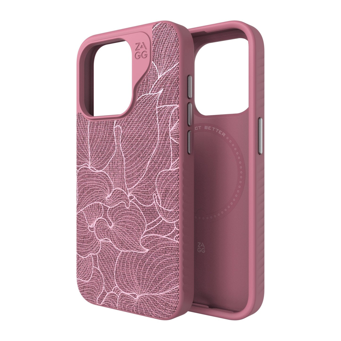 iPhone 15 Pro ZAGG/GEAR4 Graphene London Snap Case - Dusty Rose