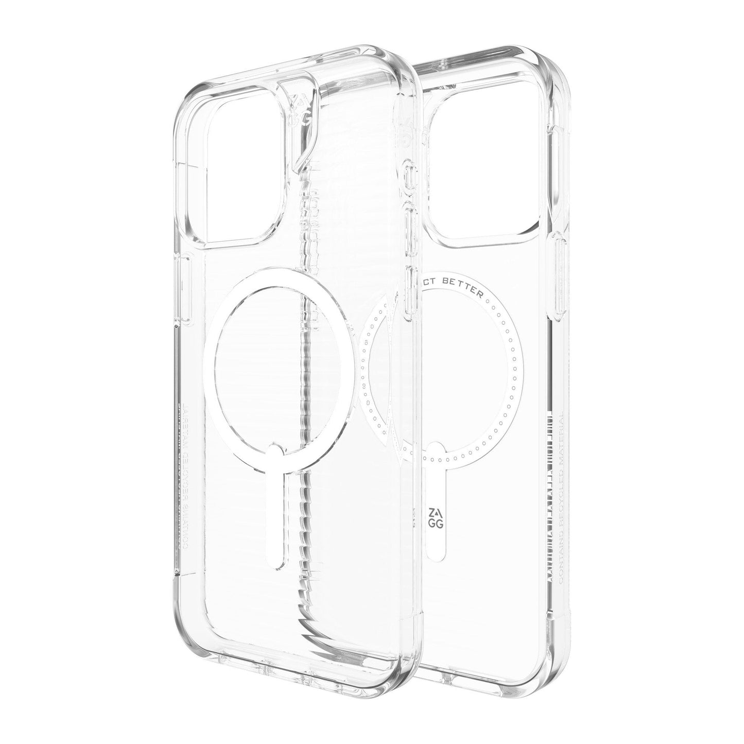 iPhone 15 Pro Max ZAGG/GEAR4 Graphene Luxe Snap Case - Clear