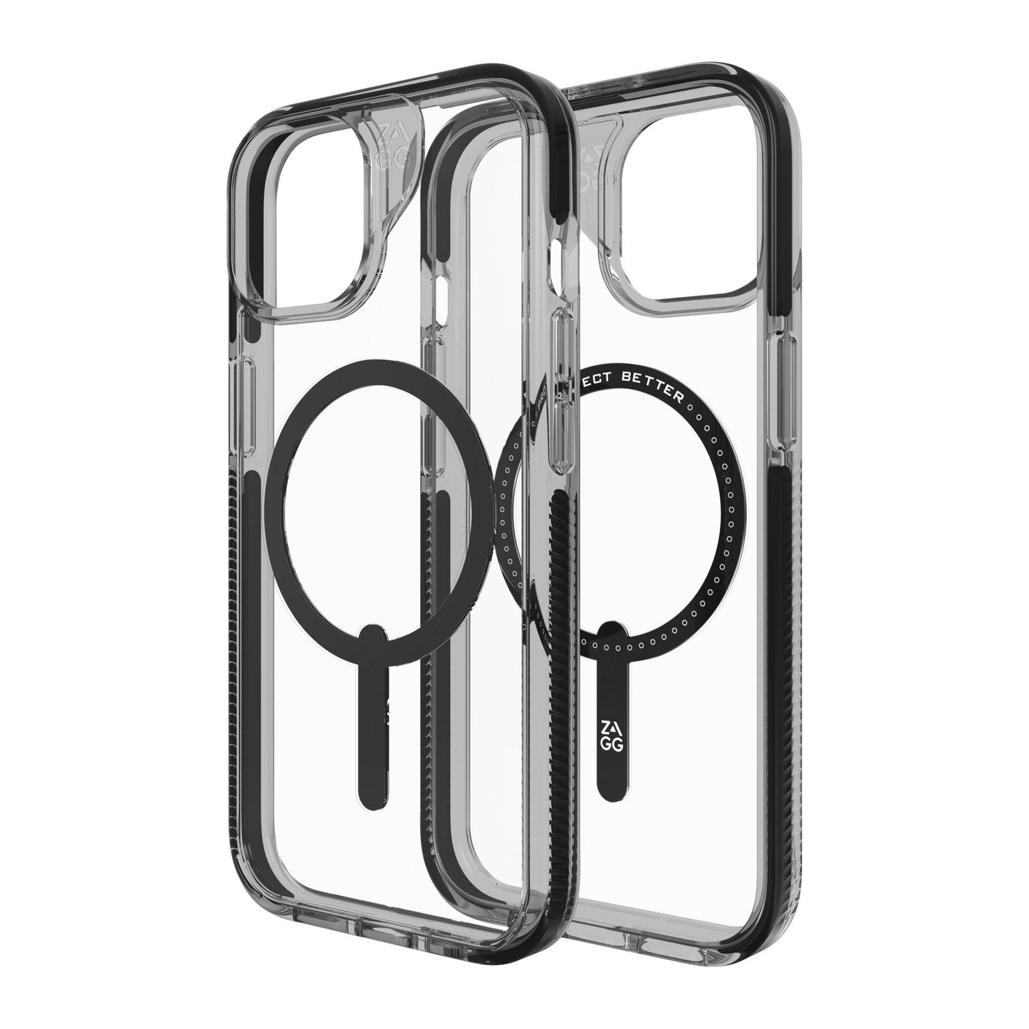 iPhone 15/14/13 ZAGG/GEAR4 Graphene Santa Cruz Snap Case - Black