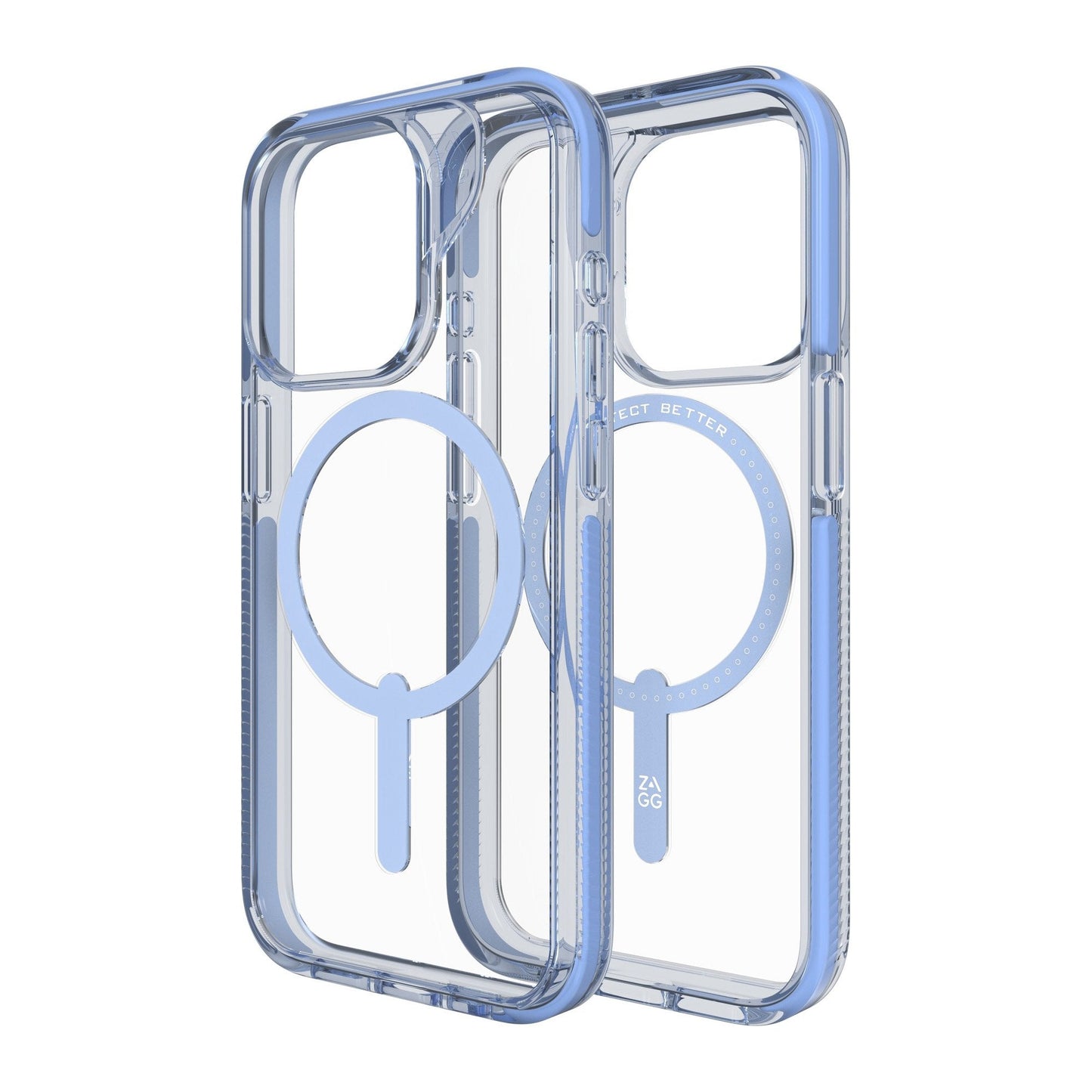 iPhone 15 Pro ZAGG/GEAR4 Graphene Santa Cruz Snap Case - Blue