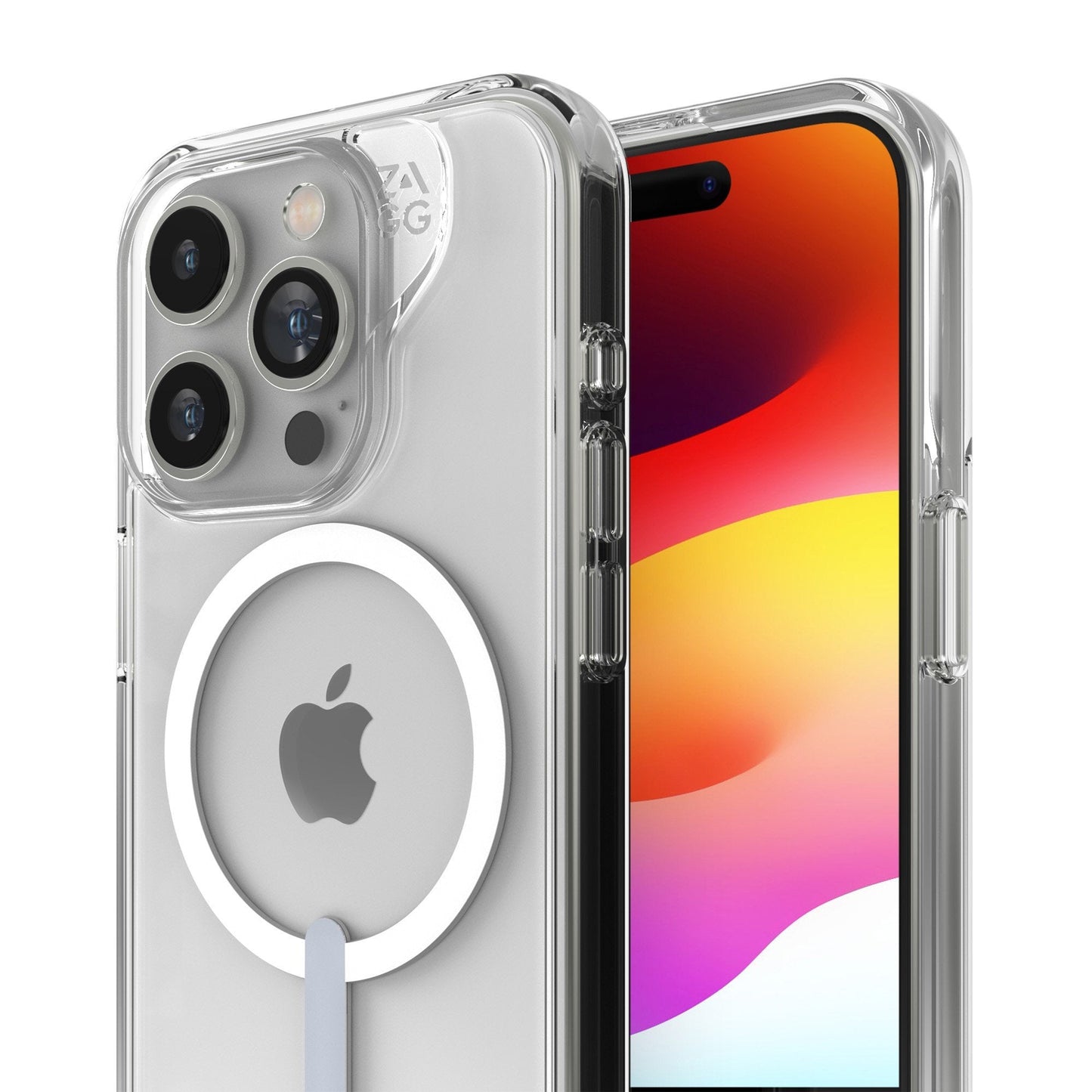 iPhone 15 Pro ZAGG/GEAR4 Graphene Crystal Palace Snap Case - Clear