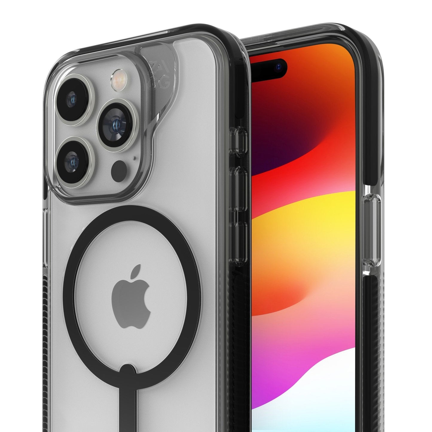 iPhone 15 Pro ZAGG/GEAR4 Graphene Santa Cruz Snap Case - Black
