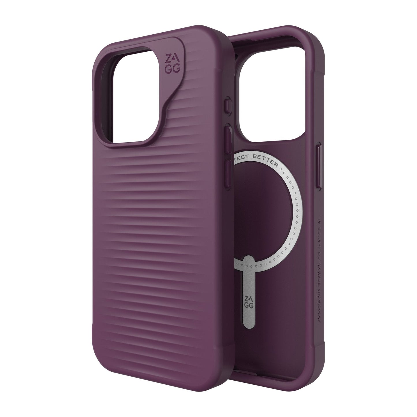 iPhone 15 Pro ZAGG/GEAR4 Graphene Luxe Snap Case - Plum