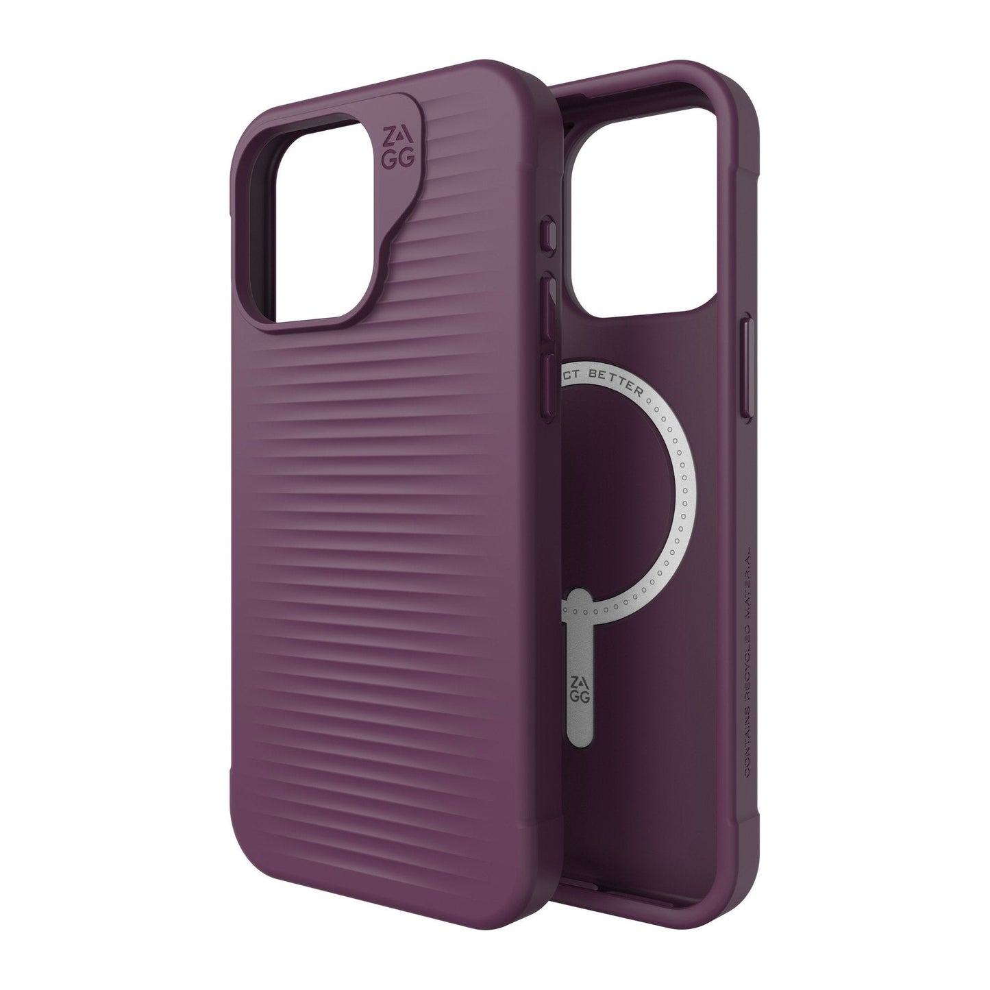 iPhone 15 Pro Max ZAGG/GEAR4 Graphene Luxe Snap Case - Plum