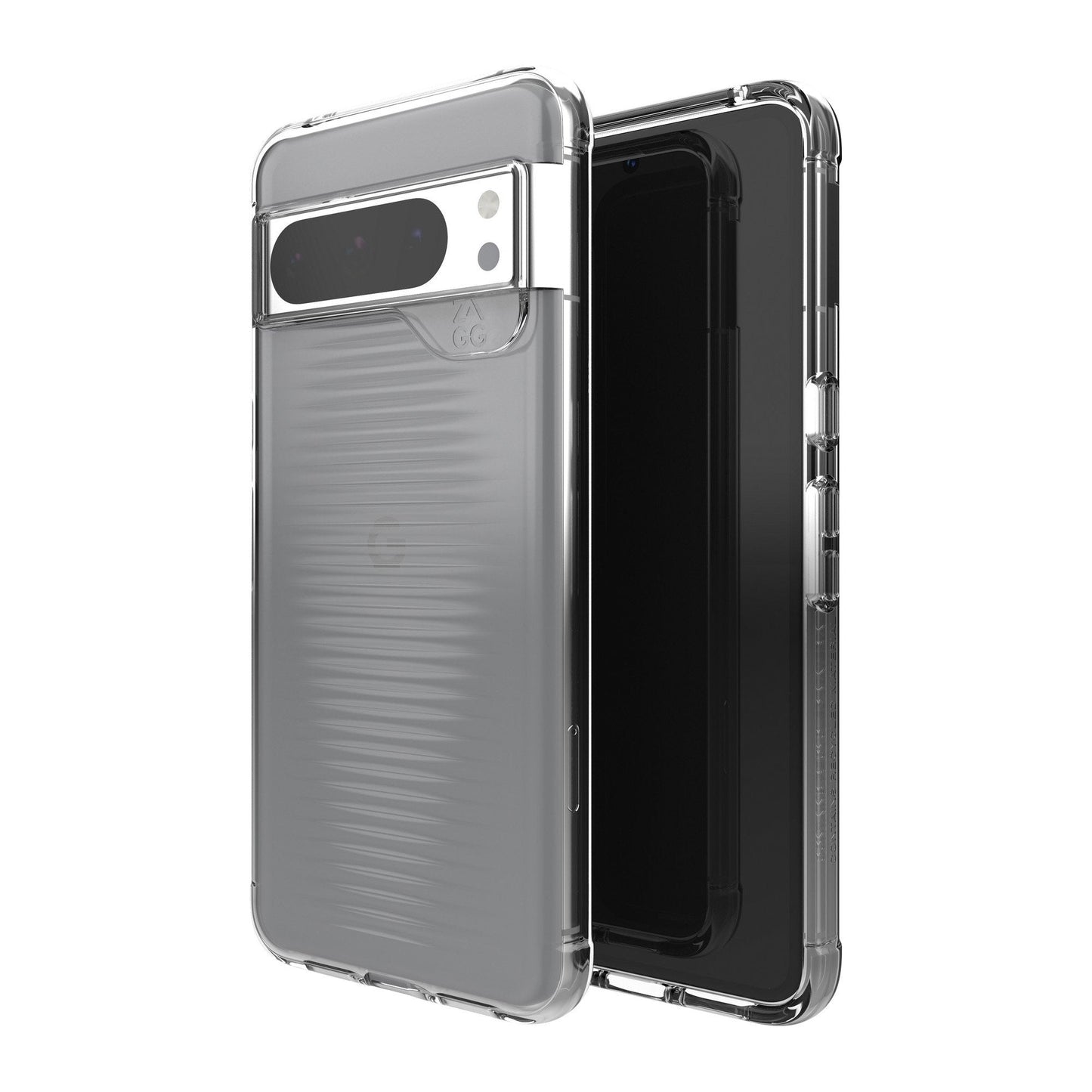 Google Pixel 8 Pro ZAGG/GEAR4 Graphene Luxe Case - Clear English Only PKG