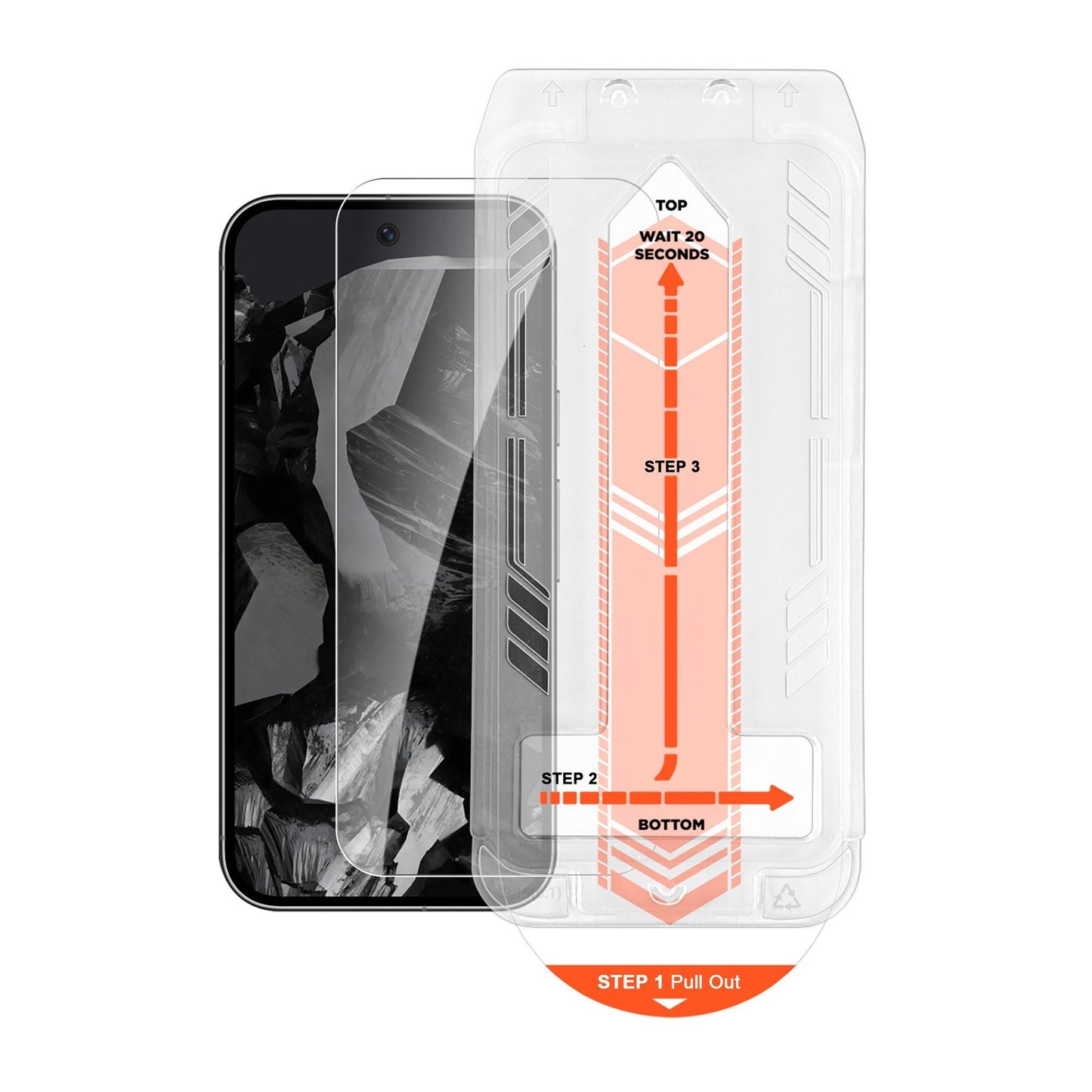 Google Pixel 9 Pro HyperGear Tempered Glass Screen Protector w/Installation Applicator Tray