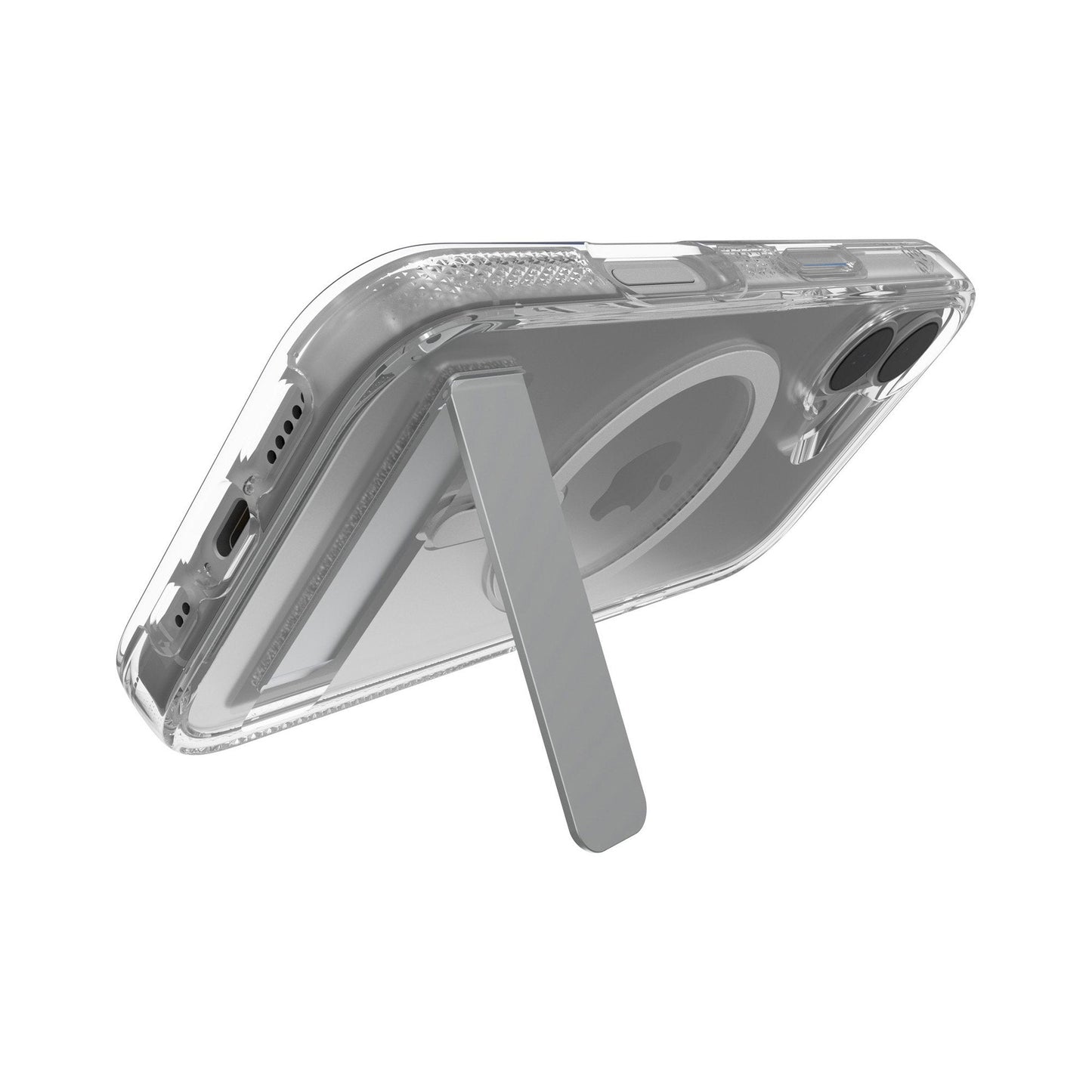 iPhone 16 ZAGG Graphene Crystal Palace Snap Kickstand Case - Clear
