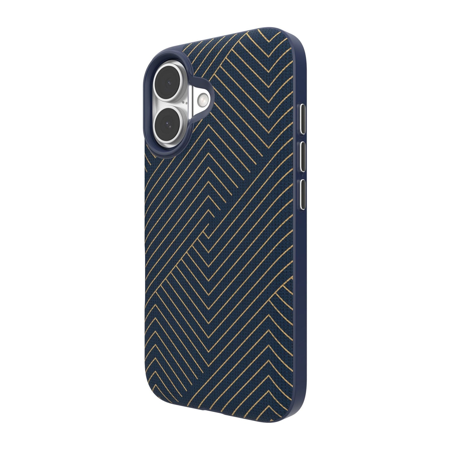iPhone 16 ZAGG Graphene London Snap Case - Navy Gold