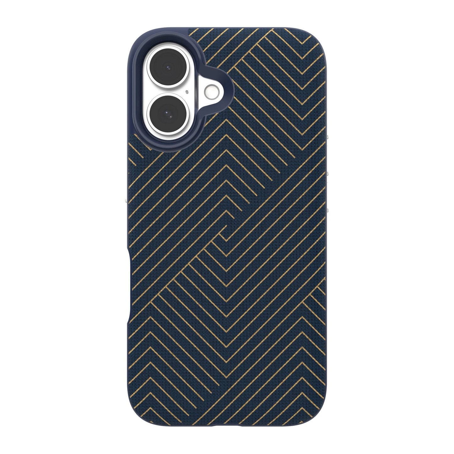 iPhone 16 ZAGG Graphene London Snap Case - Navy Gold