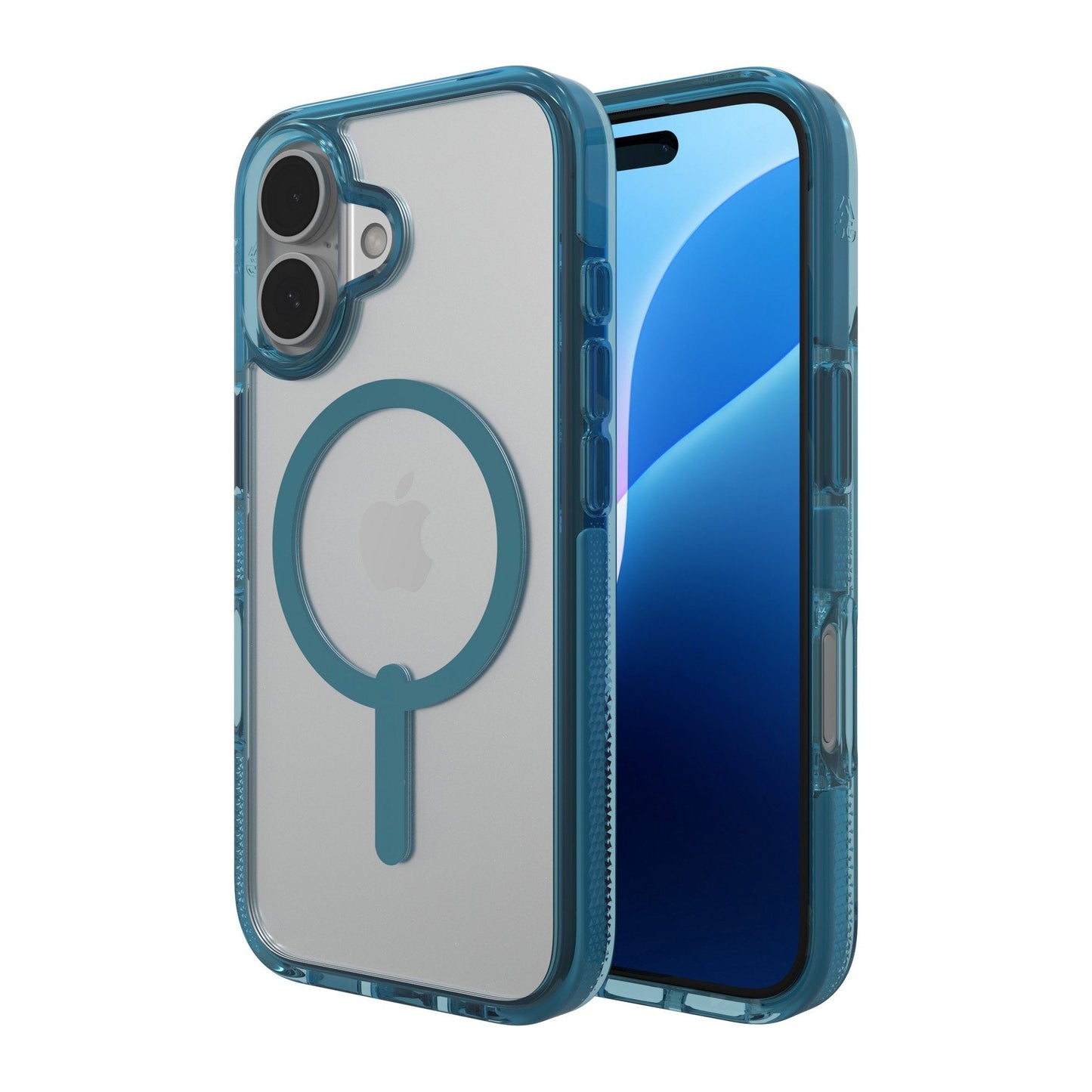 iPhone 16 ZAGG Graphene Santa Cruz Snap Case - Retro Blue
