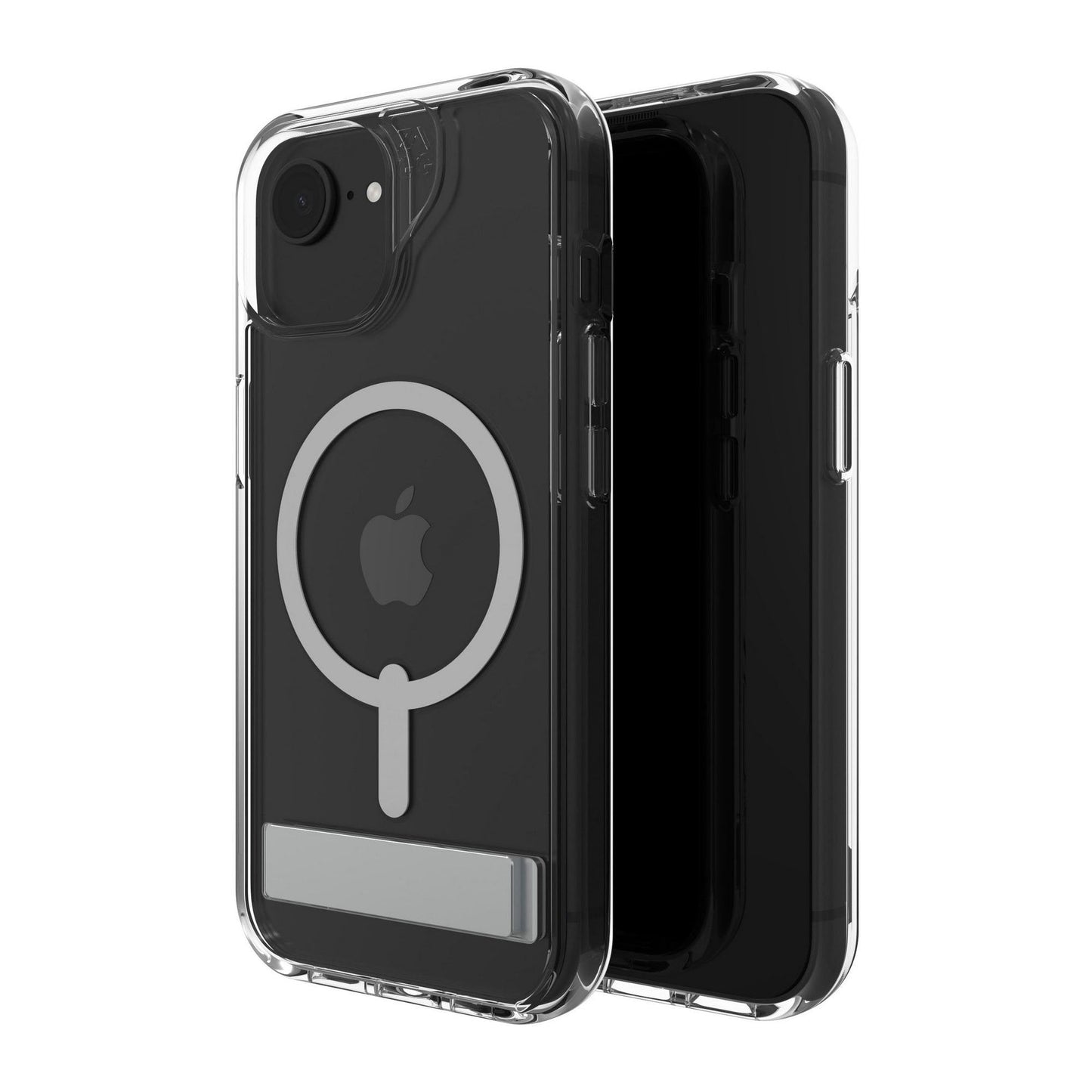 iPhone 16e/15/14/13 ZAGG Graphene Crystal Palace Snap Kickstand Case - Clear