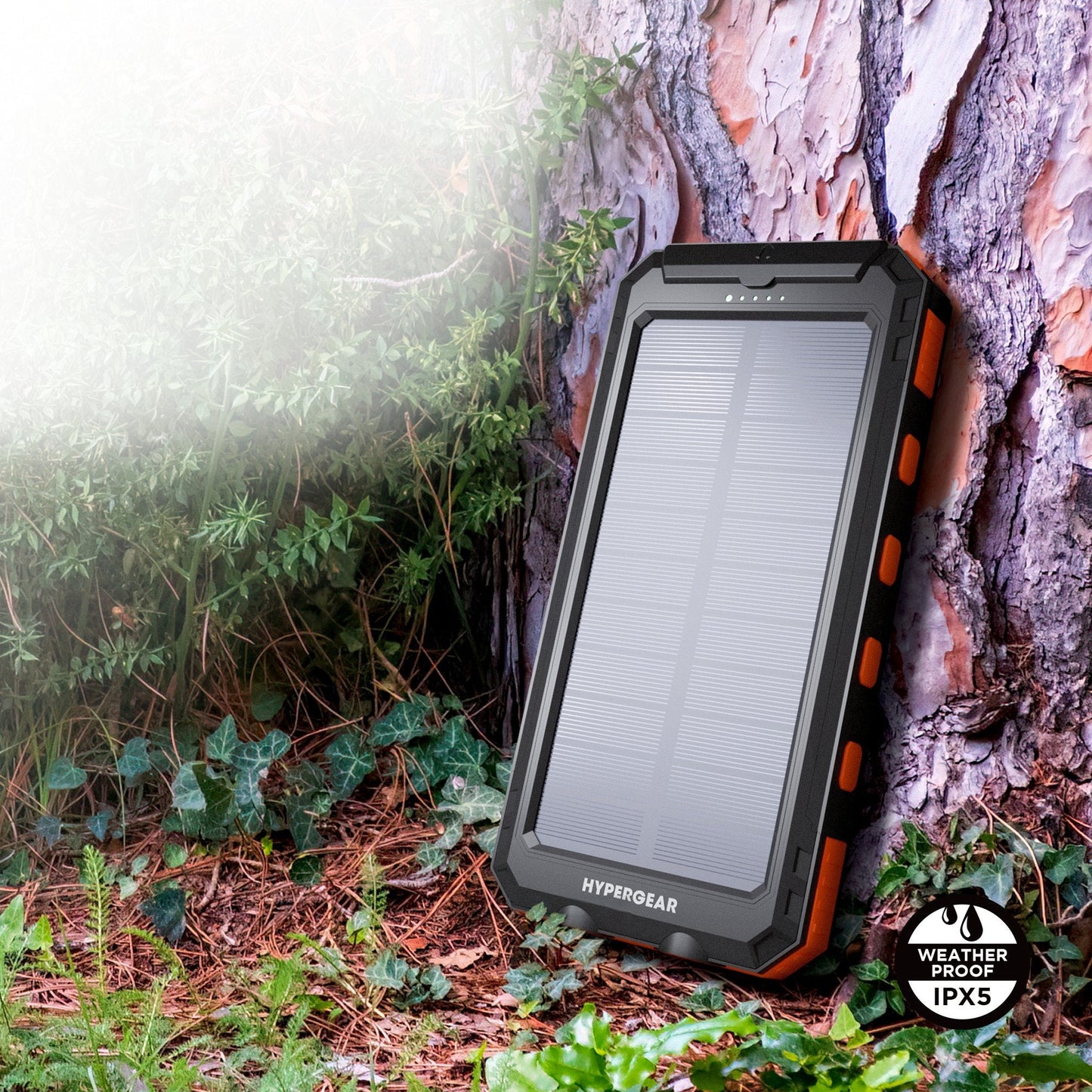 Hypergear 10000mAh SolPro 20W Solar Rugged IPX5 Power Bank w/ Compass + Flashlight