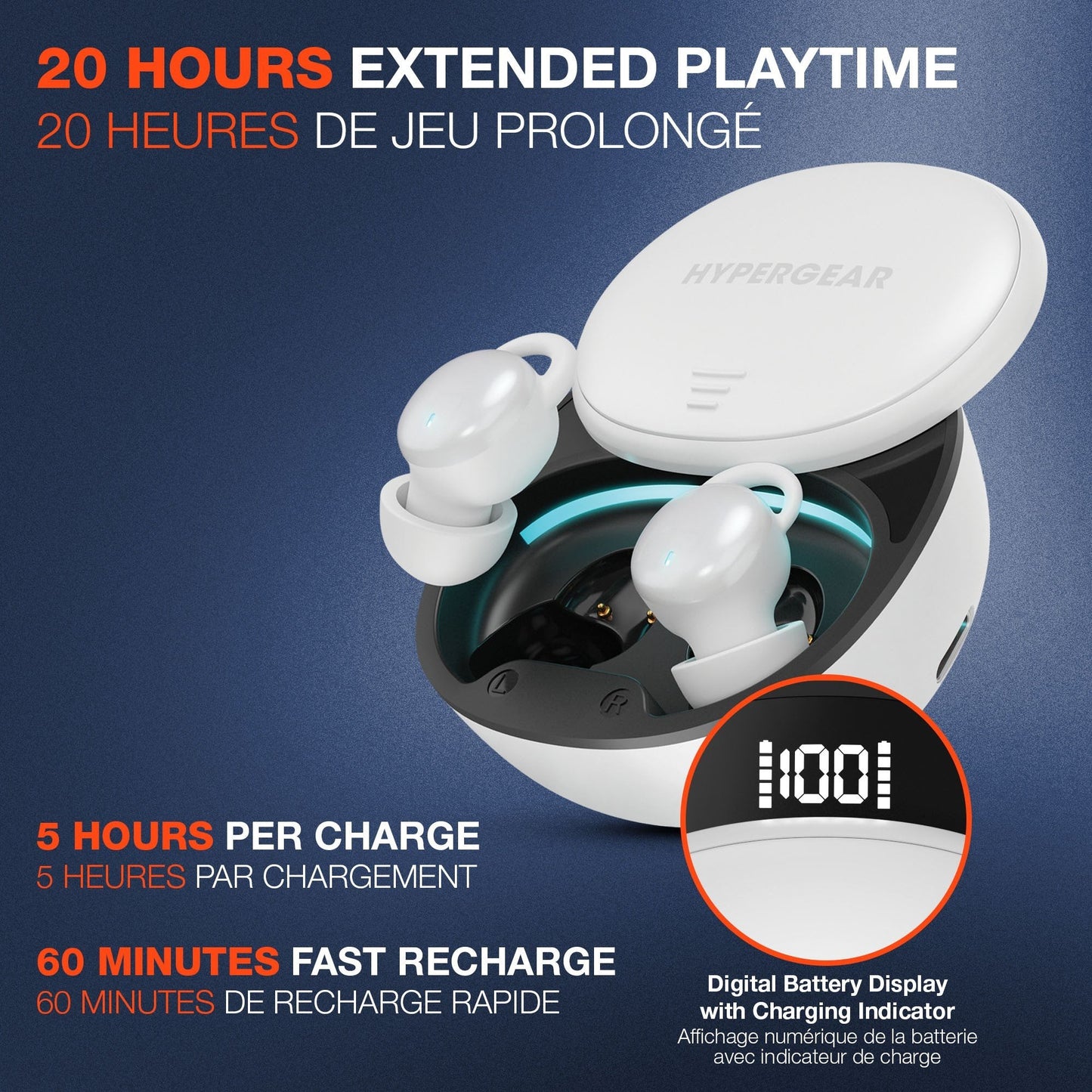 HyperGear SleepEez Mini Noise-Blocking True Wireless Earbuds