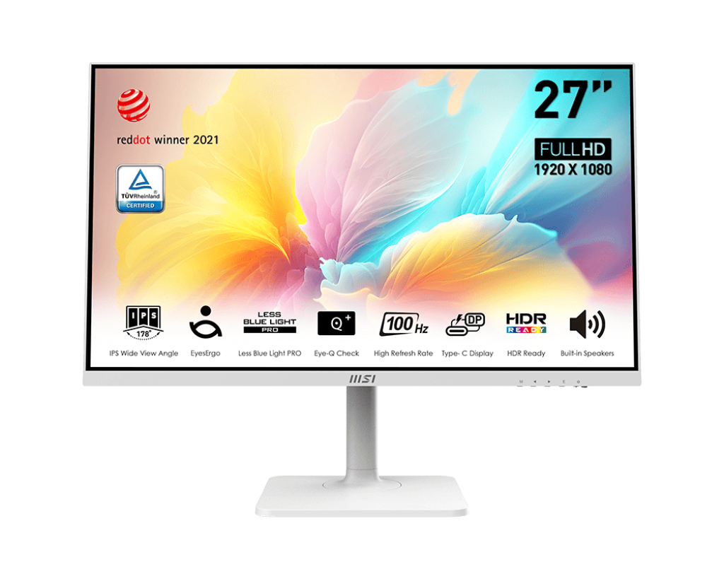 MSI Modern MD2712PW 27" Open Box Monitor – Full HD IPS Display