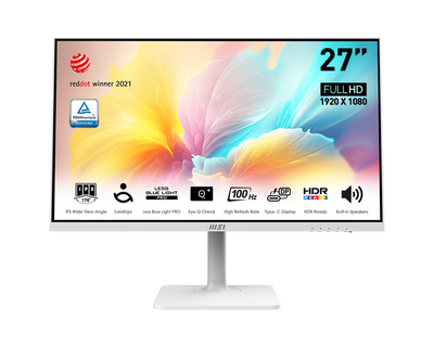 MSI Modern MD2712PW 27" Open Box Monitor – Full HD IPS Display