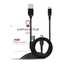 3 ft USB Type C To USB Type A Cable (AmpSentrix) (Infinity) (Black)
