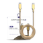 3 ft USB Type C To USB Type C Cable (AmpSentrix) (Infinity) (Gold)