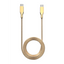 3 ft USB Type C To USB Type C Cable (AmpSentrix) (Infinity) (Gold)