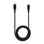 3 ft Non-MFI Lightning To USB Type C Cable (AmpSentrix) (Infinity) (Black)