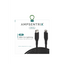 3 ft Non-MFI Lightning To USB Type C Cable (AmpSentrix) (Infinity) (Black)
