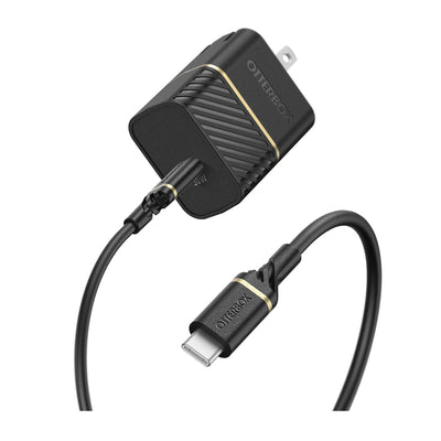 Otterbox 30W Black 100cm USB-C PD GaN Wall Charger w/ USB-C to USB-C