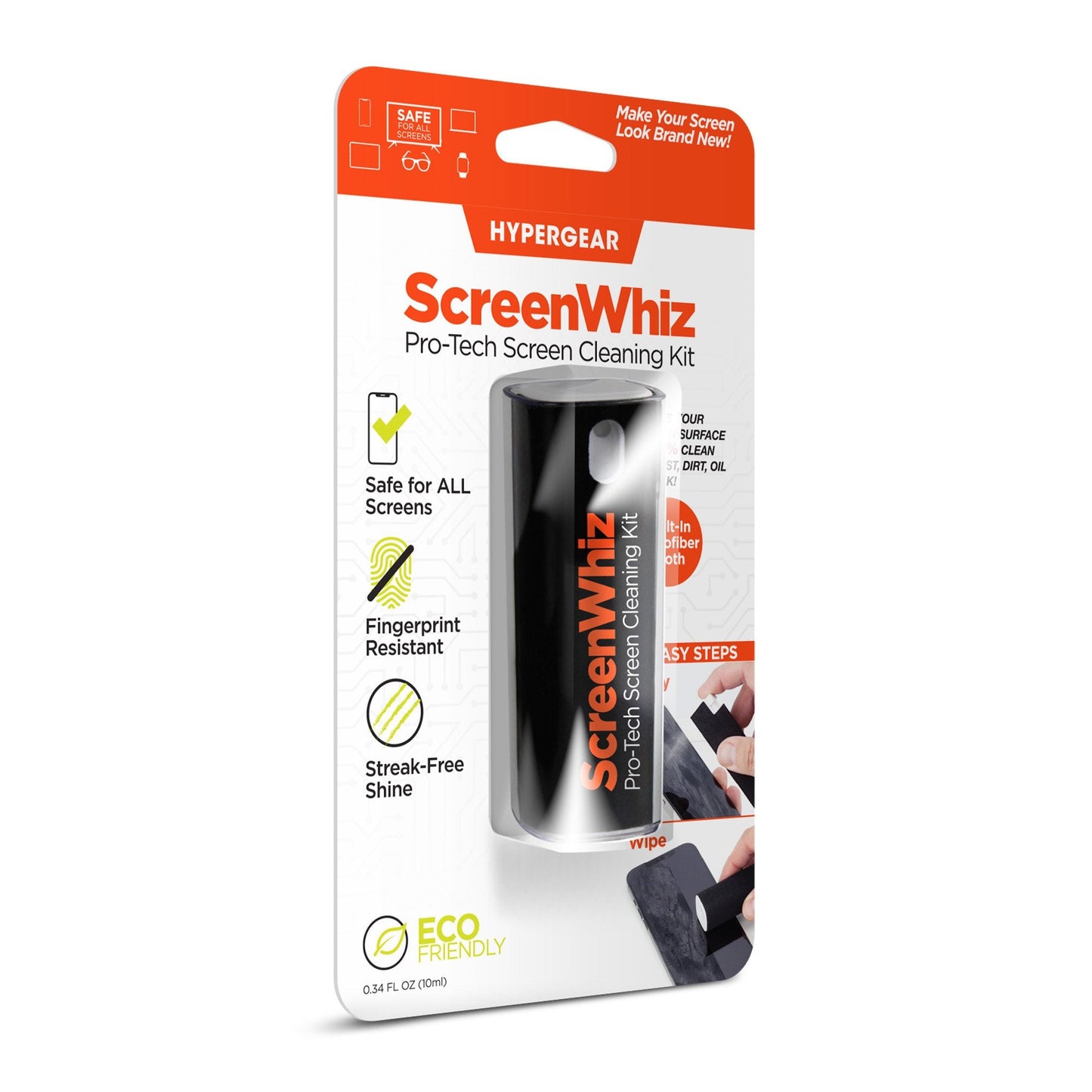 HyperGear 2-in-1 Screen Cleaning Retail Kit (8pk w/ POP Display)