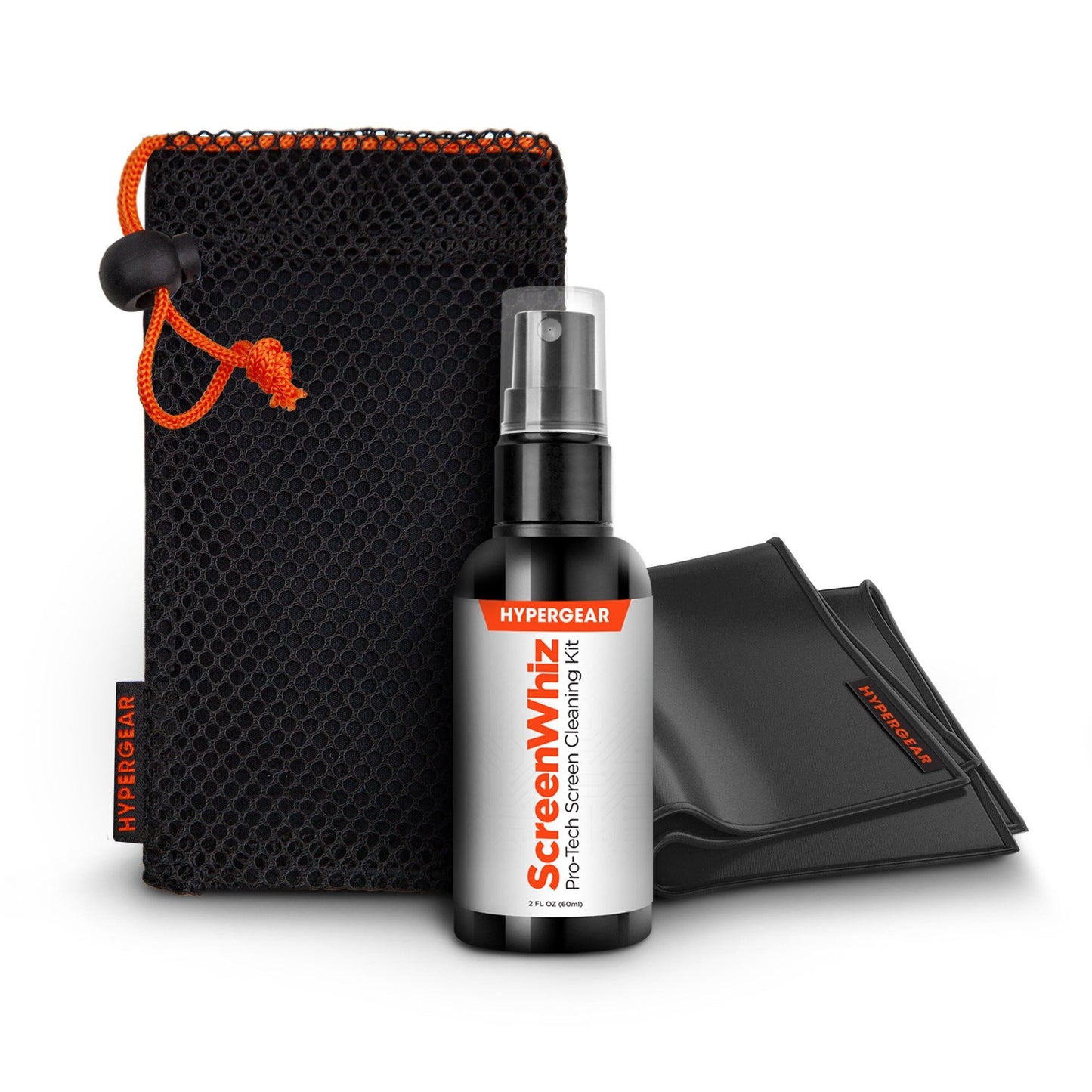 HyperGear 3-in-1 Screen Cleaning Retail Kit (60ml) (8pk w/ POP Display)