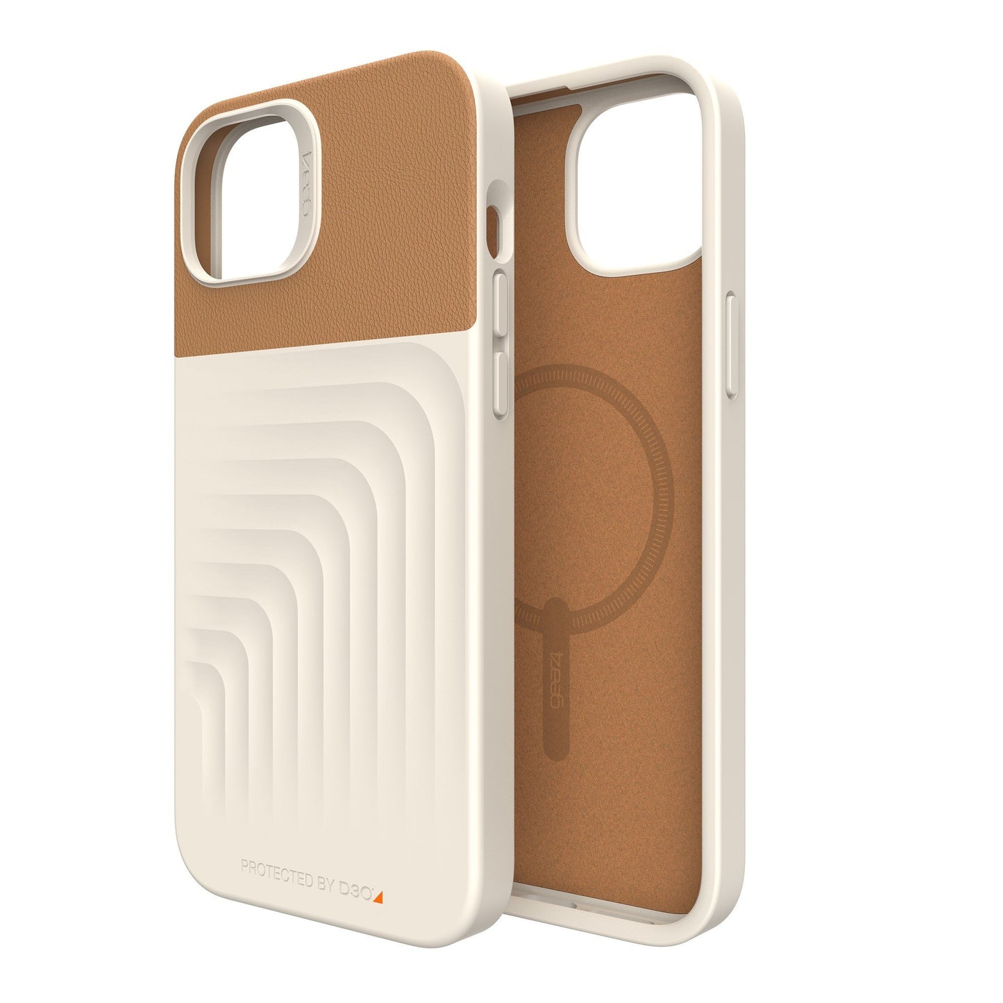 iPhone 15 Plus/14 Plus Gear4 D3O Brooklyn Snap Case - Sand