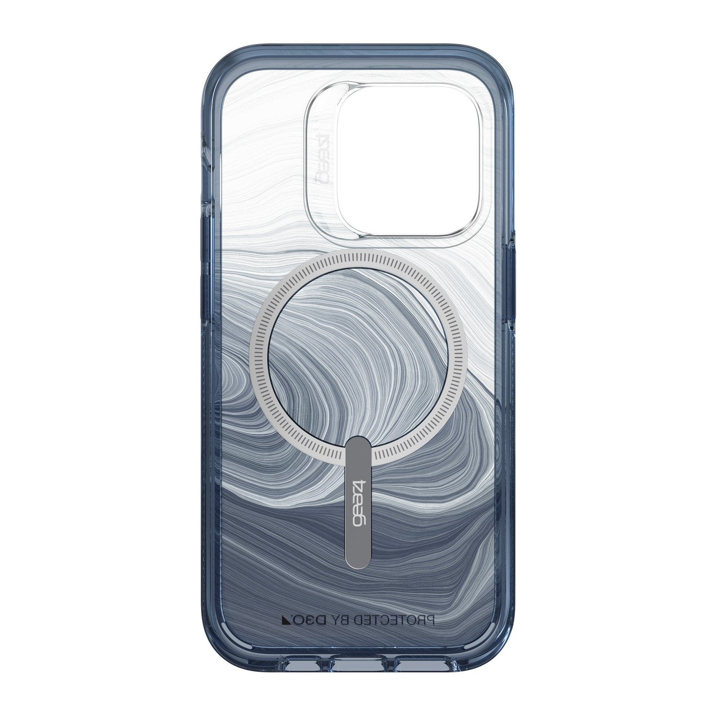 iPhone 14 Pro Gear4 D3O Milan Snap Case - Blue Swirl
