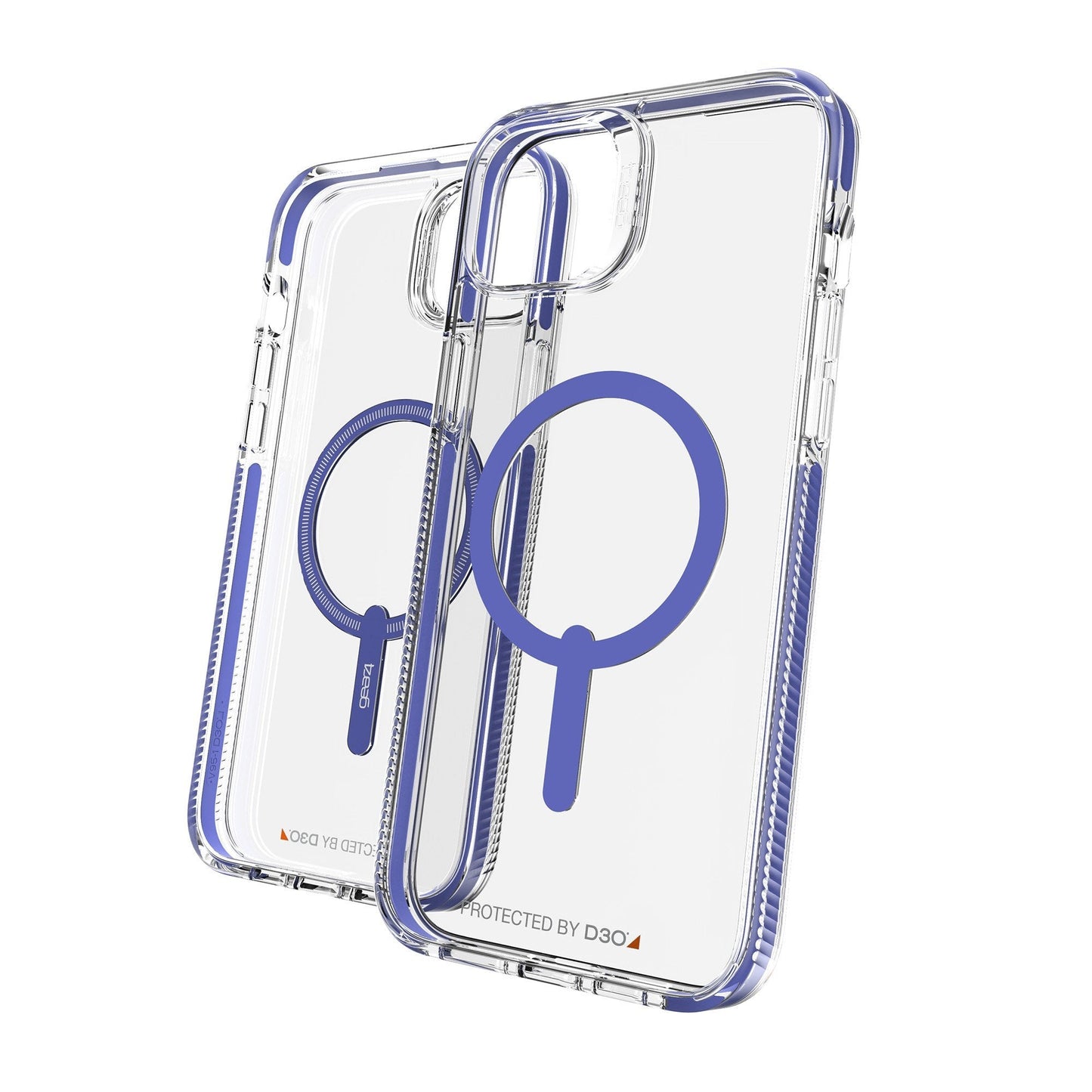 iPhone 15 Plus/14 Plus Gear4 D3O Santa Cruz Snap Case - Periwinkle