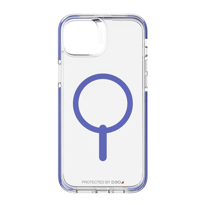 iPhone 15 Plus/14 Plus Gear4 D3O Santa Cruz Snap Case - Periwinkle