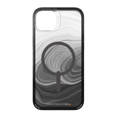 iPhone 15 Plus/14 Plus Gear4 D3O Milan Snap Case - Black Swirl