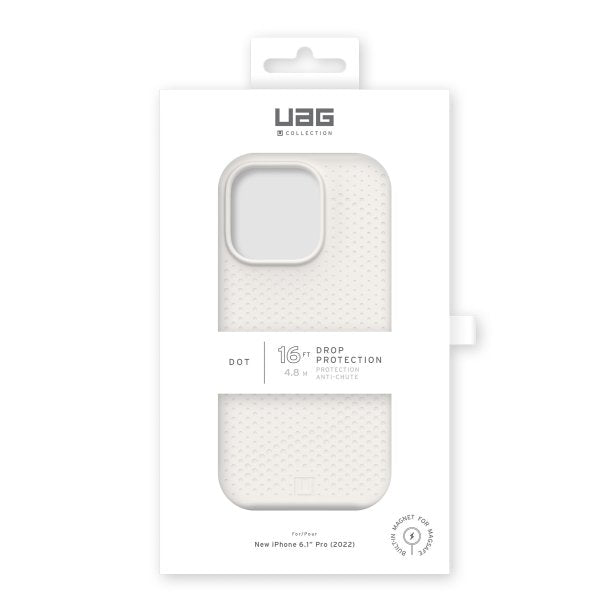 iPhone 14 Pro UAG Dot MagSafe Case - Marshmallow