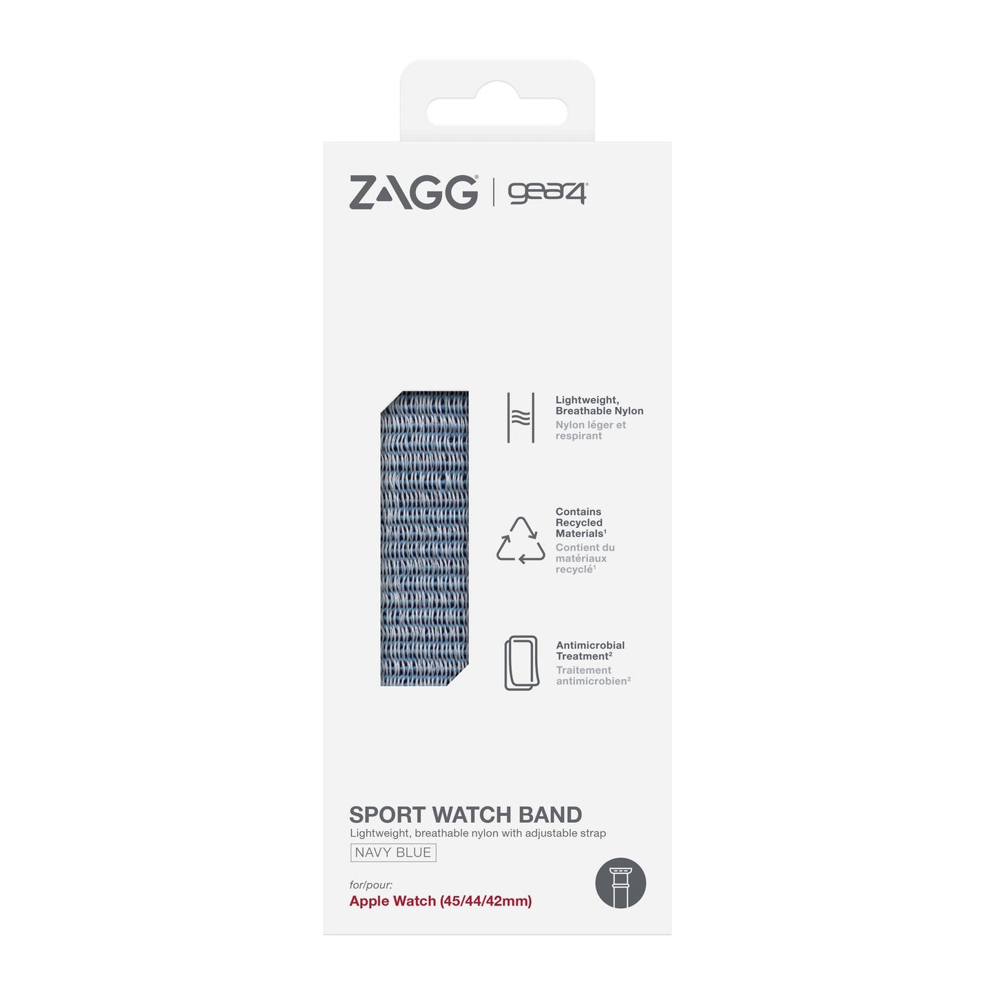 Apple Watch 42/44/45/46mm Gear4 Sport Band - Navy Blue