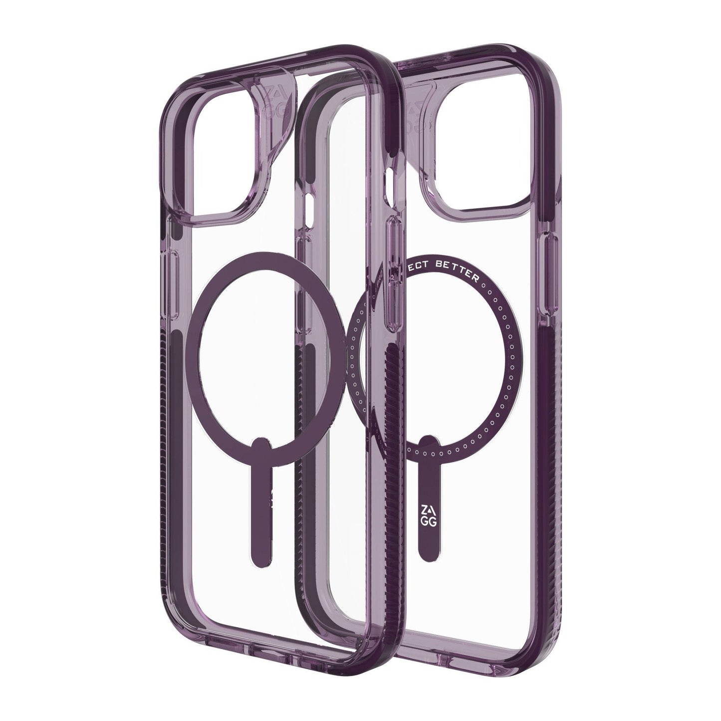 iPhone 15/14/13 ZAGG/GEAR4 Graphene Santa Cruz Snap Case - Purple