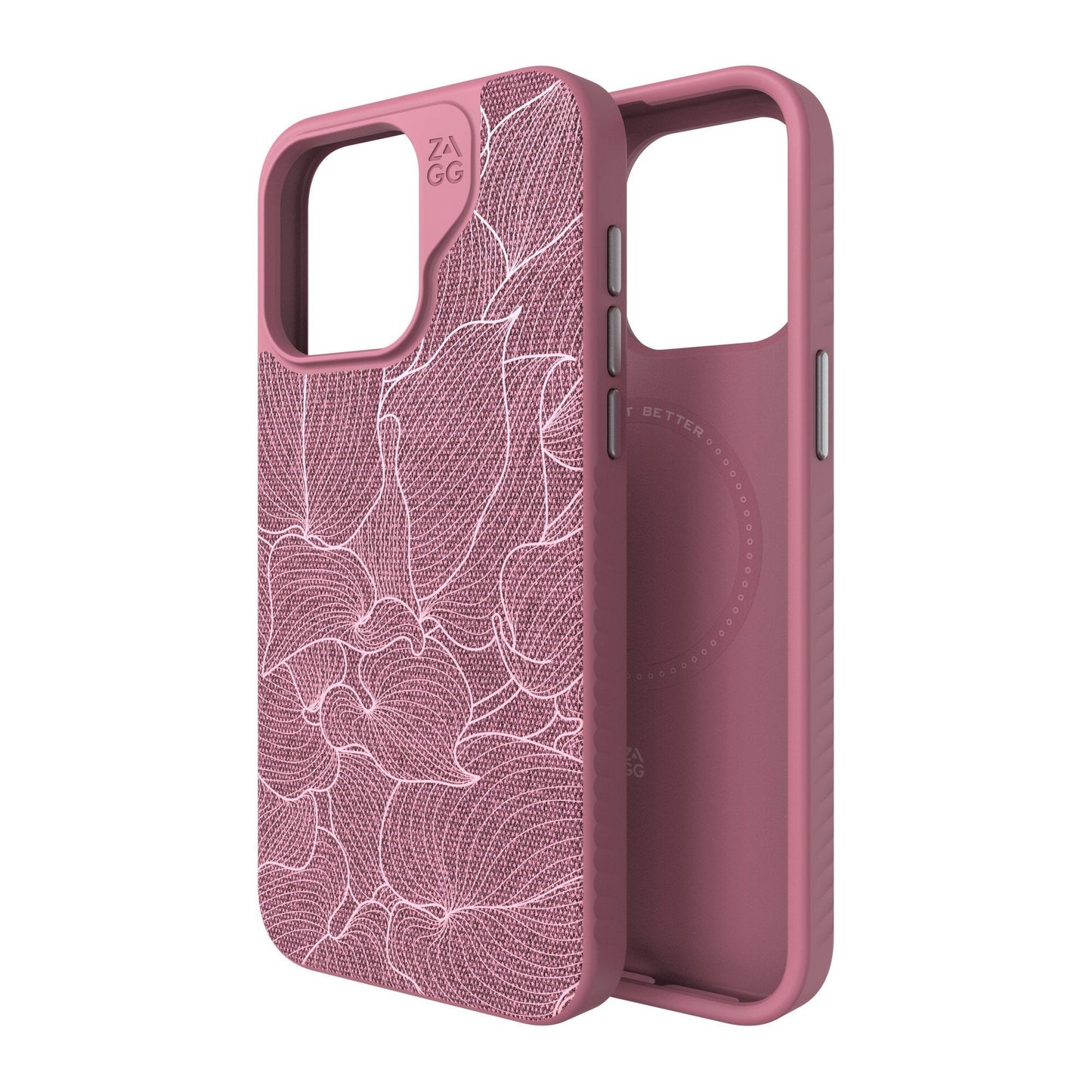 iPhone 15 Pro Max ZAGG/GEAR4 Graphene London Snap Case - Dusty Rose