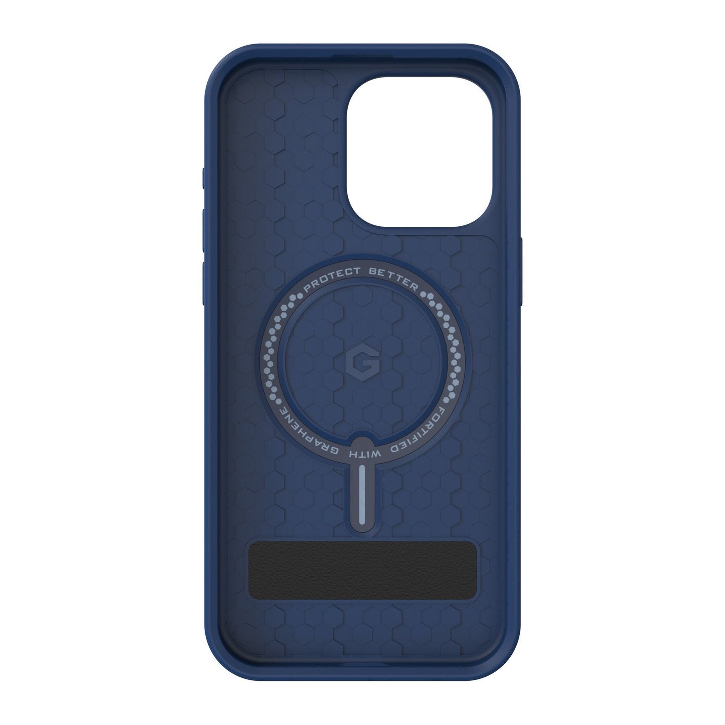 iPhone 15 Pro Max ZAGG/GEAR4 Graphene Denali Snap Kickstand Case - Navy