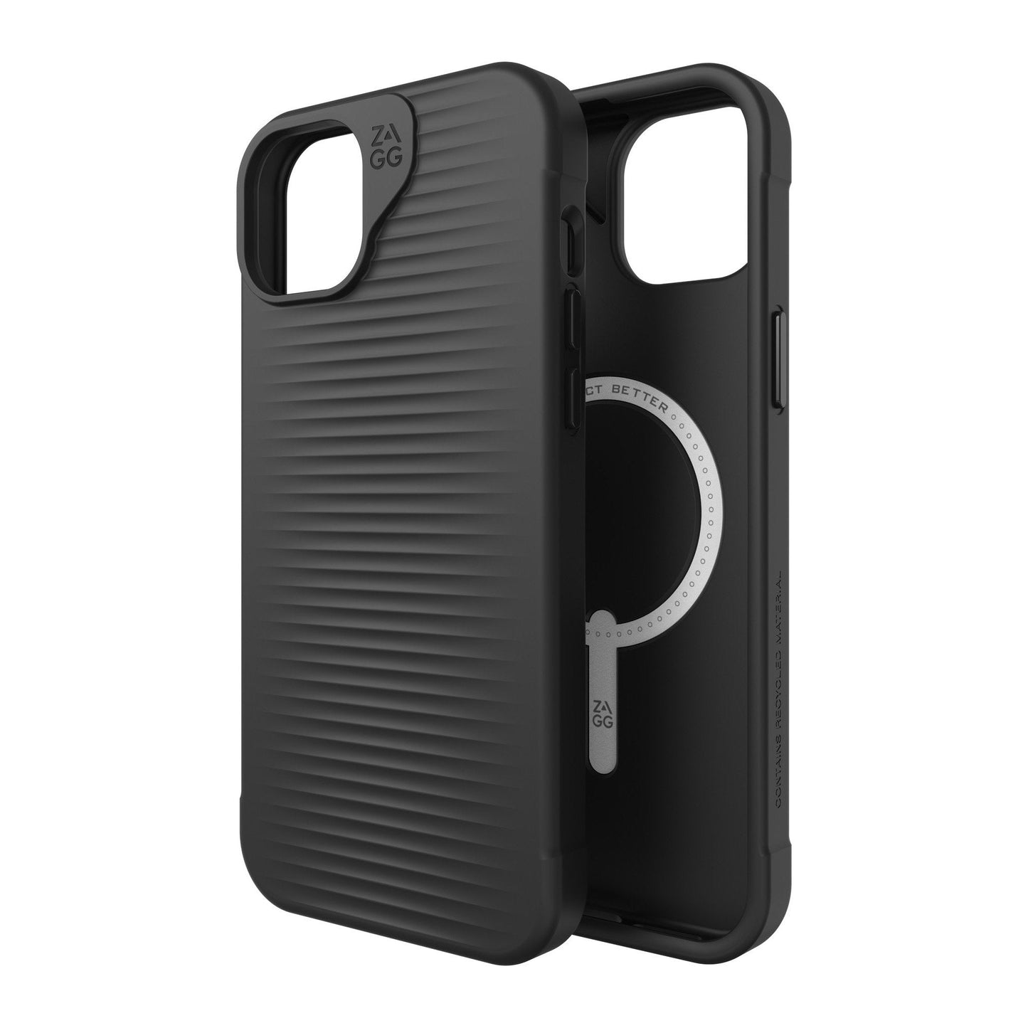 iPhone 15 Plus/14 Plus ZAGG/GEAR4 Graphene Luxe Snap Case - Black