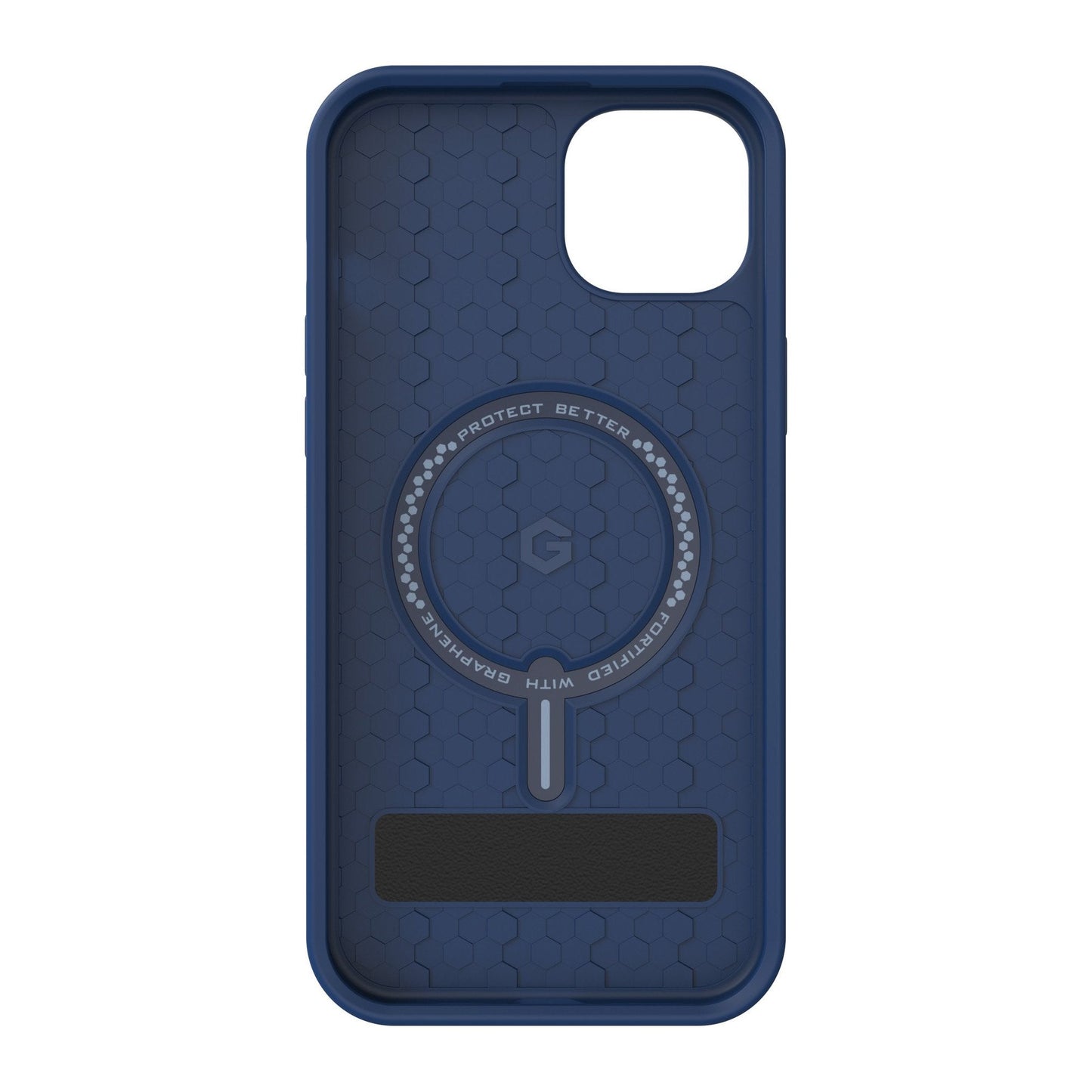 iPhone 15 Plus/14 Plus ZAGG/GEAR4 Graphene Denali Snap Kickstand Case - Navy