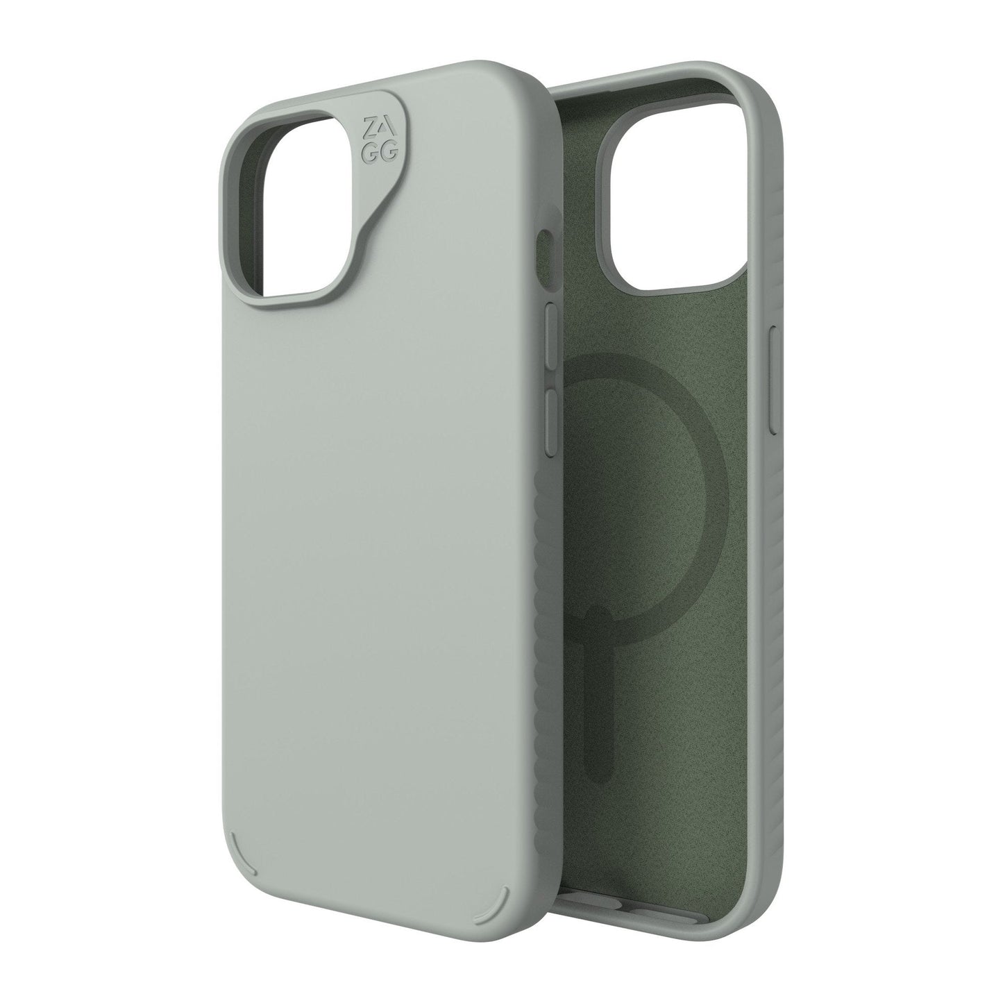 iPhone 15/14/13 ZAGG/GEAR4 Graphene Manhattan Snap Case - Sage