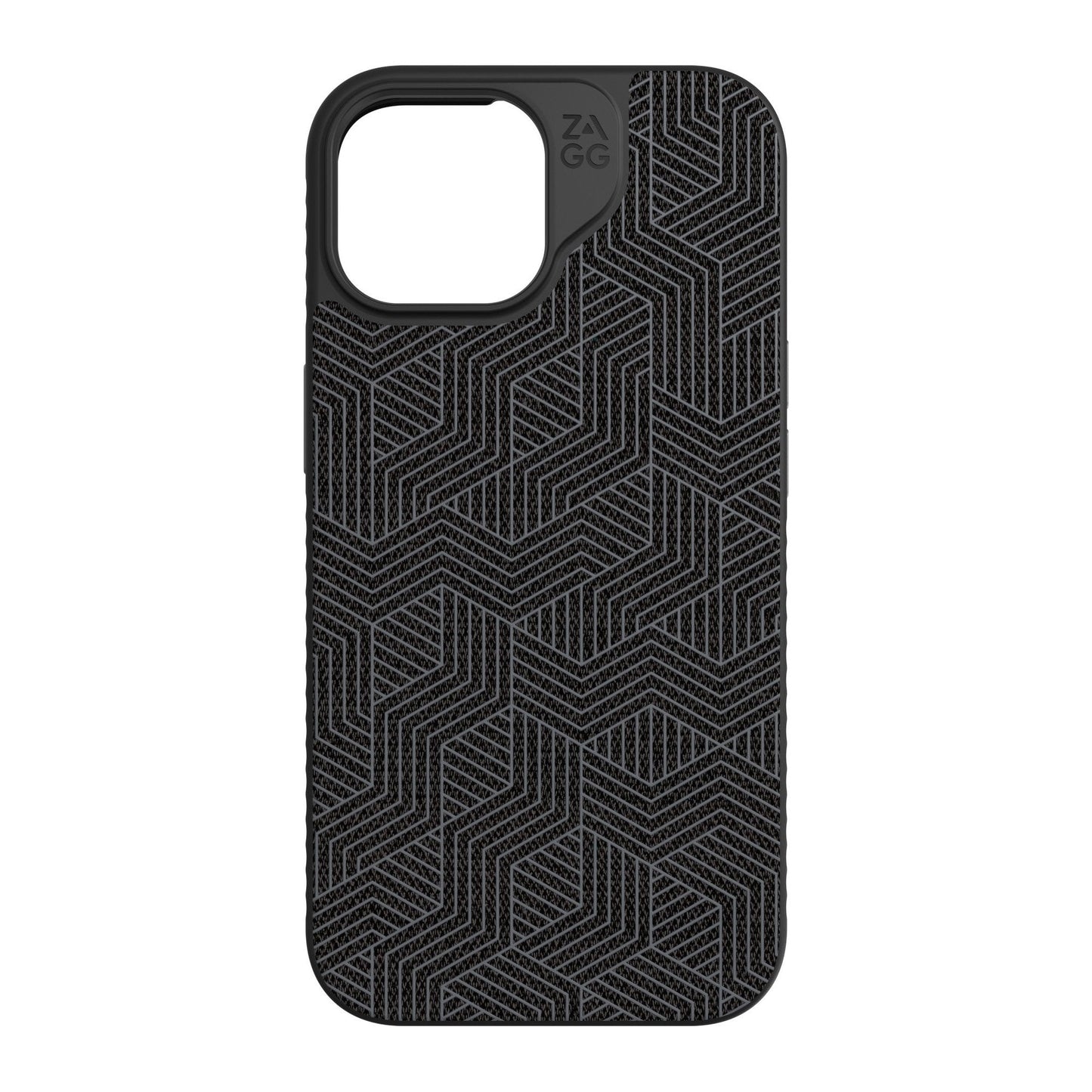 iPhone 15/14/13 ZAGG/GEAR4 Graphene London Snap Case - Black Geo